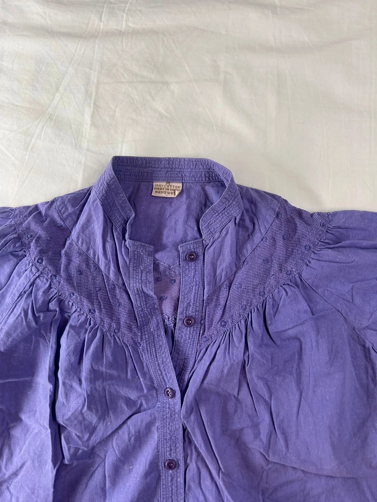Paarse vintage blouse Lila – photo 5